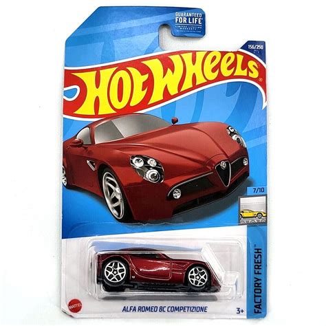 Hot Wheels Машинка базовой коллекции ALFA ROMEO 8C COMPETIZIONE C4982