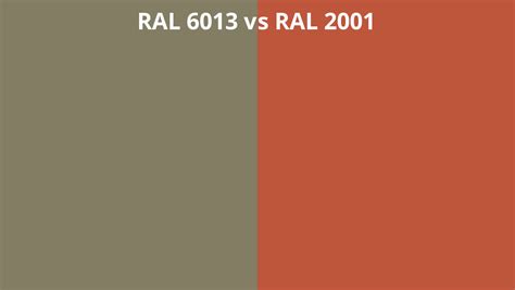 Ral 6013 Vs 2001 Ral Colour Chart Uk