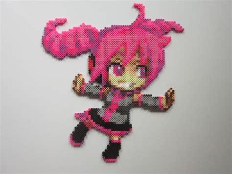 Kasane Teto By Bitbeadsstudio On Deviantart Perler Perler Bead Art