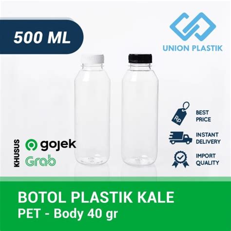 Jual KHUSUS GOJEK Botol Plastik Kale 500 Ml Body 40 GR Tebal