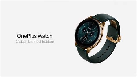 Oneplus Watch Already Launched With Amoled Display And Features Cobalt Limited Edition