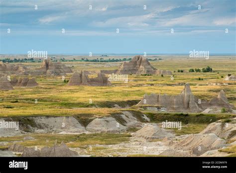 Sunset At Badlands National Park South Dakota Stock Photo Alamy