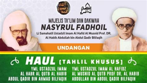 Haul Imamain Malang Sekaligus Rutinan Majlis Taklim Dakwah Nasyrul