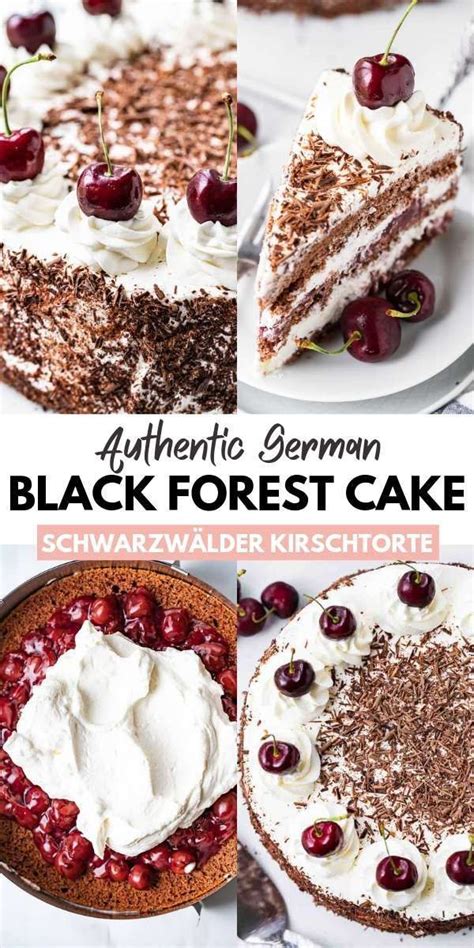 Traditional German Black Forest Cake Is An Easy Step By Step Recipe