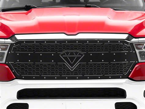 Ram 1500 Laser Cut Sheet Grille Insert Black 19 24 Ram 1500 Big Horn Laramie Lone Star