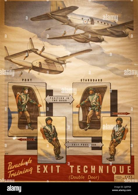 A British army training poster for the Parachute Regiment (also known ...