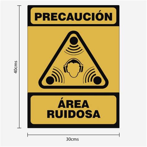 Letrero En Coroplast De 3 Mm De Espesor De 30 X 40 Cms PrecauciÓn Area