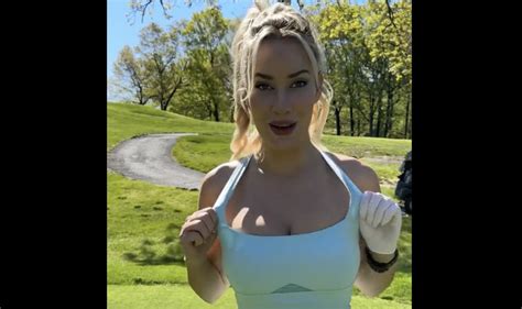 Look Sports World Reacts To Paige Spiranac S Racy World Series Photo