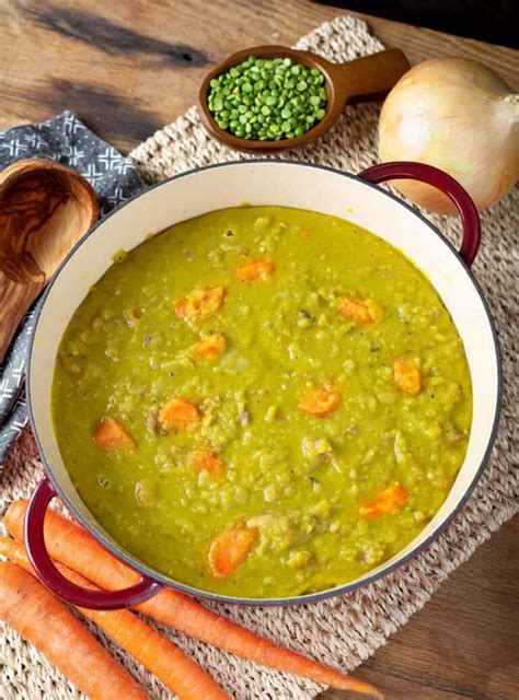 Classic Split Pea Soup Retro Recipe Box