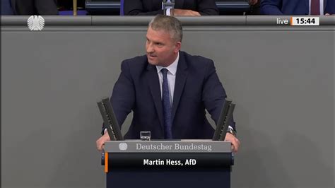 AKTUELL REDE MARTIN HESS AFD AM 10 APRIL IM DEUTSCHEN BUNDESTAG