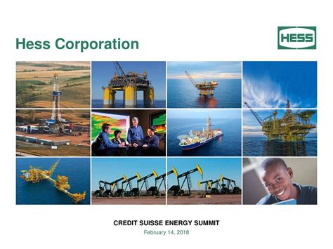 Hess Hes Presents At Credit Suisse 23rd Annual Energy Summit