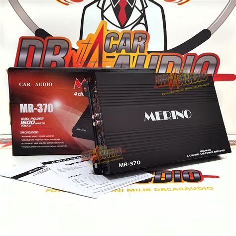 Jual Power Amplifier Mobil Merino MR-370 Amplifier 4 Channel di Seller ...