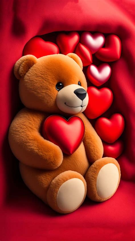 Teddy Heart Iphone Wallpaper Hd Iphone Wallpapers