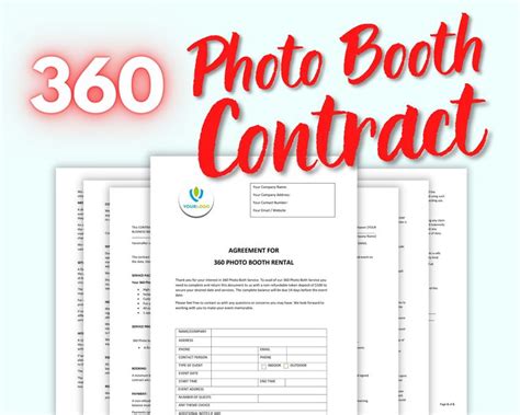 Photo Booth Free Contract Template The Client Shall Pay A Total Of