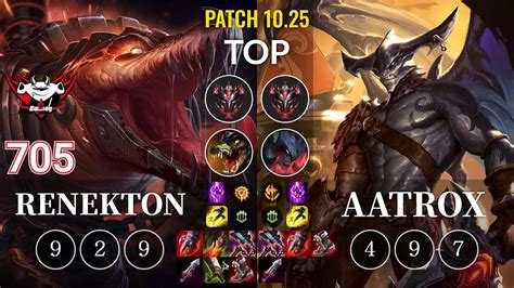 JDG 705 Renekton Vs Aatrox Top KR Patch 10 25 YouTube