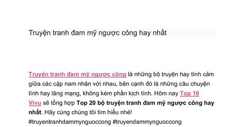 Truyen Tranh Dam My Nguoc Cong Hay Docx DocDroid