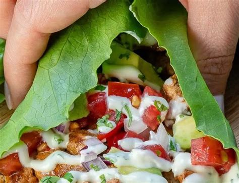 Wraps De Lechuga Con Pollo Recetas Saludables Colsalud