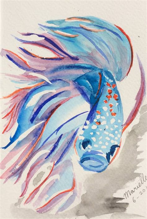 Fish Painting By Marielle Van Woudenberg Saatchi Art