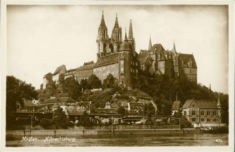 Schloss Albrechtsburg Meißen Ansichtskarten Lexikon