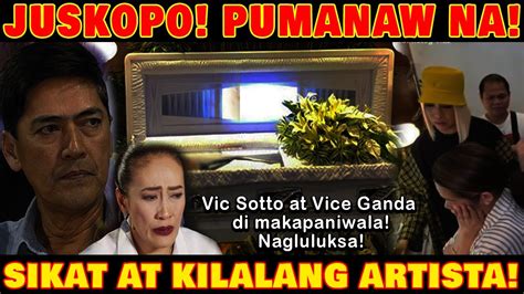 JUSKOPO PUMANAW NA ANG ISANG SIKAT AT KILALANG KILALA ARTISTA VIC