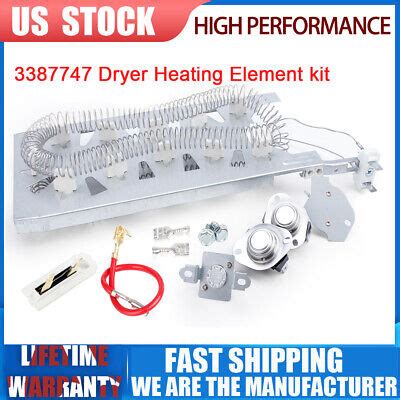 Wp Dryer Heating Element Kit For Whirlpool Kenmore Ap