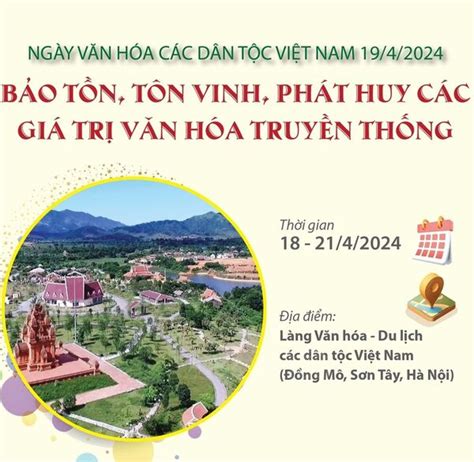 Ngày Văn hóa các dân tộc Việt Nam 19 4 2024 Bảo tồn tôn vinh phát