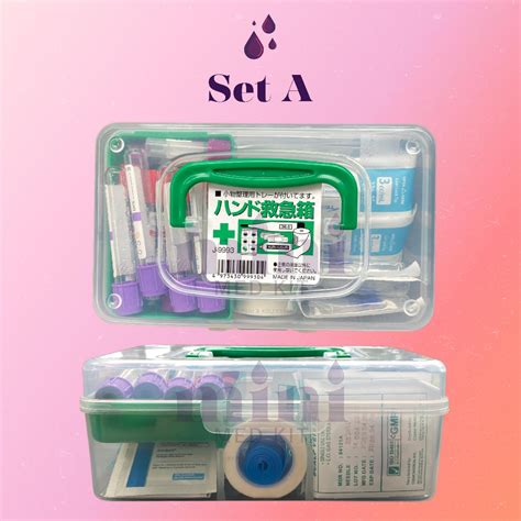 Mini Medkit Phlebotomy Kit Tackle Box Mini With Complete Set Shopee