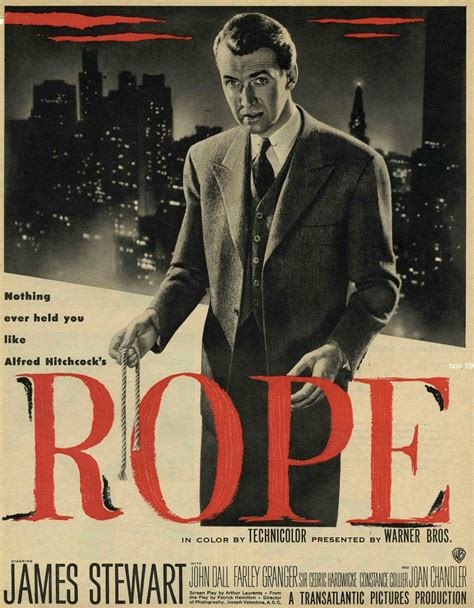 Magazine Ad For Rope Alfred Hitchcock Movies Alfred Hitchcock