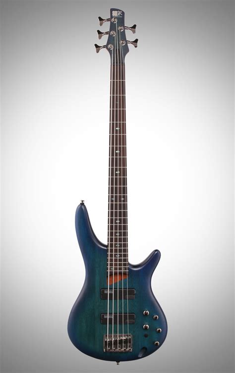 Ibanez Sr505 5 String Electric Bass Sapphire Blue Flat