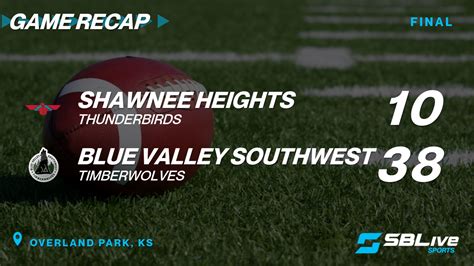 Blue Valley Southwest Vs Shawnee Heights Football Nov 10 2023 High