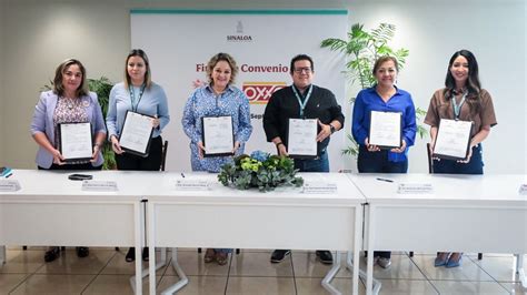 DIF SINALOA FIRMA CONVENIO CON OXXO