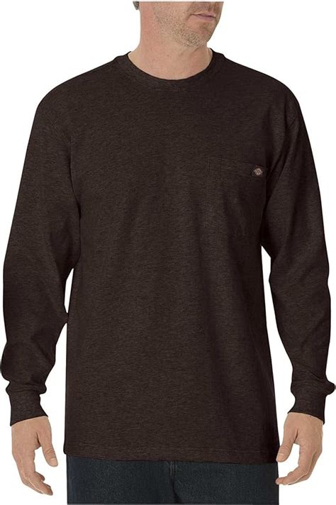 Dickies Mens Big And Tall Long Sleeve Heavyweight Crew Neck T Shirt