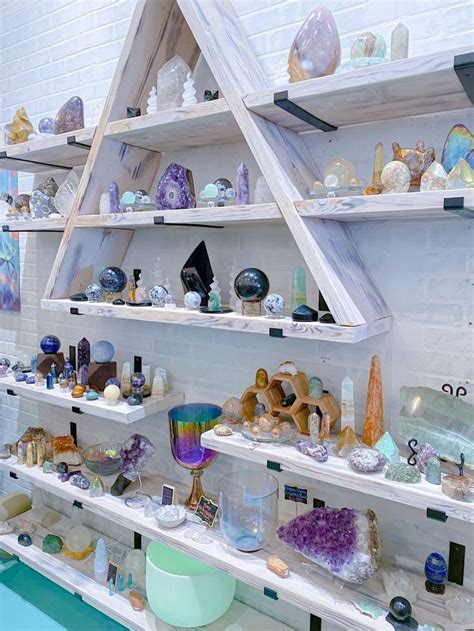 Crystal Room Decor Crystal Wall Crystal Shop Crystal Display Ideas