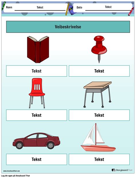 El Portrettfarge Storyboard Par No Examples