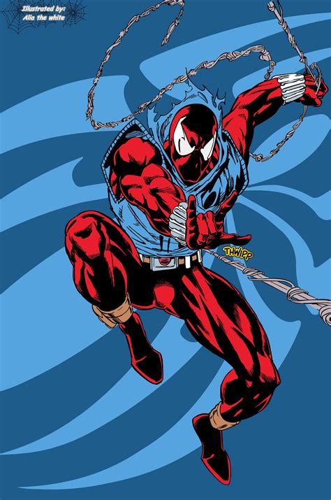 Scarlet Spider By Alia The White On Deviantart