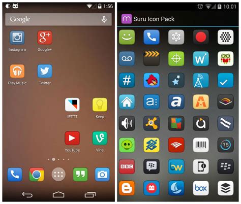 Suru Icon Pack: Get Ubuntu Touch Like Icons In Android