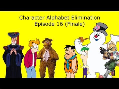 Character Alphabet Elimination Season F Episode 16 The Fantastic