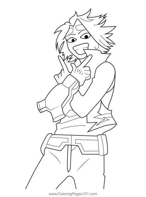 Denki Kaminari Coloring Page Images And Photos Finder