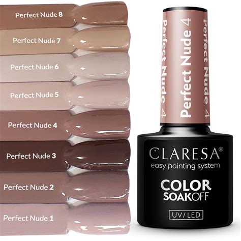 Claresa Lakier Hybrydowy Do Paznokci Perfect Nude Mix Kolor W Be E