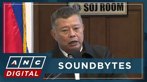 Watch Ph Justice Secretary Remulla Gives Latest Updates On Pogo Raid