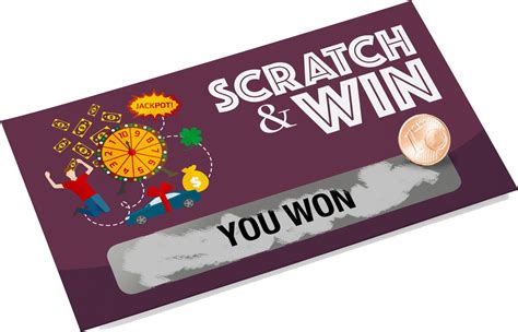 Download Instant Lottery Online Scratch And Win Ticket Png Image With