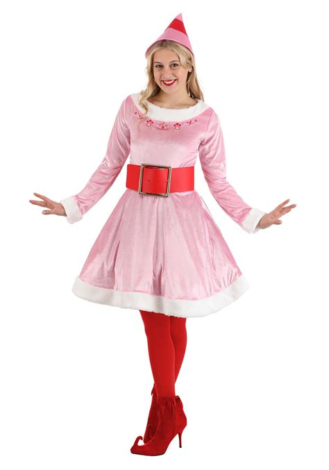 Women S Pink Elf Jovie Costume