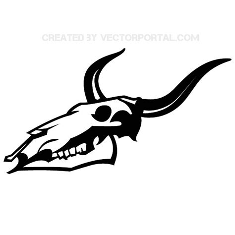 Animal skull graphics Royalty Free Stock SVG Vector