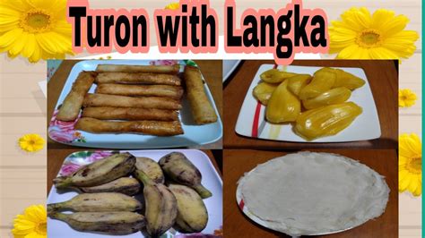 Snacks Banana Turon With Langka Meden Vlog YouTube