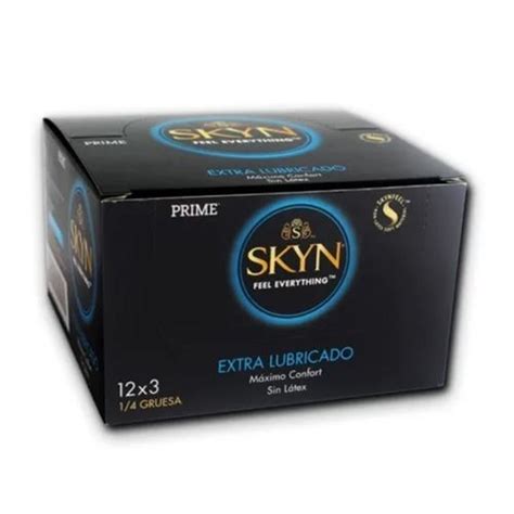 PRESERVATIVOS SKYN LUBRICADO CONFORT 12 X 3 Prime Ms Productos Preservativos Sex Shop