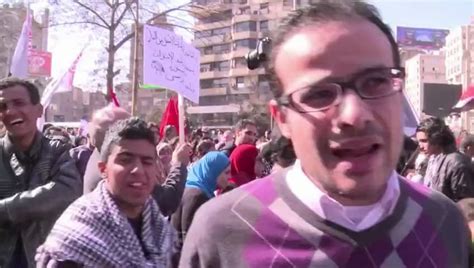 Manifestations En Egypte Pour Lanniversaire De La Révolution Vidéo Dailymotion