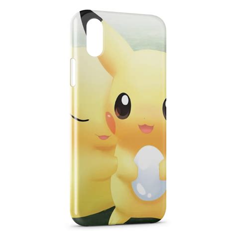 Coque IPhone X XS Pikachu Pokemon Graphic Love Pixypia