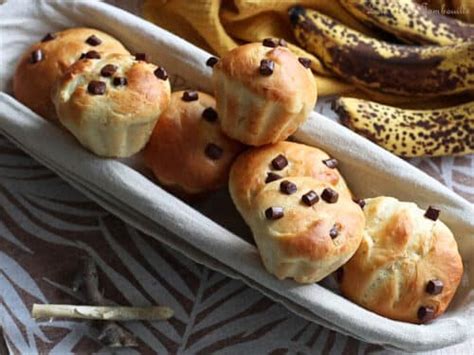 Brioche à la banane pépites de chocolat Lolo et sa tambouille