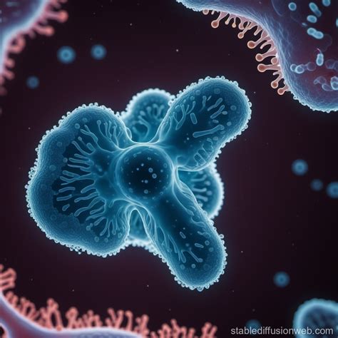 Microscopic Amoeba View | Stable Diffusion Online