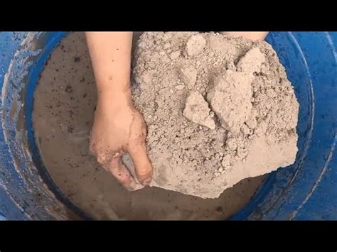 Asmr Dusty Soft Cement Big Blocks Crumbling In Water Dry Dipping Asmr